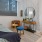 Aesthetic living room with wood-like flooring